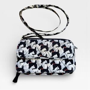 Vera Bradley All-In-One Crossbody Wallet - Retired Scottie Dogs Pattern
